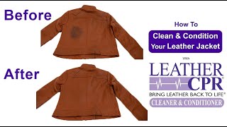 How To Clean A Leather Jacket [upl. by Sebastian667]