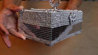 DIY GLAM JEWELRY BOX  KEEPSAKE BOX [upl. by Puff591]