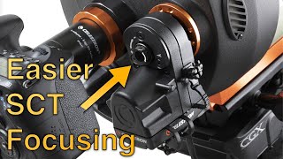 Celestron Motorized Focuser Easier SCT Focusing on Shaky Mounts [upl. by Persian]