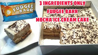 Mocha Fudgee Barr Cake  3 Ingredients Only  No Bake Cake  Masarap Madaling Gawin [upl. by Dollie]