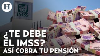 ¿Tienes pagos pendientes de tu pensión IMSS Puedes solicitar un reembolso [upl. by Linnell594]