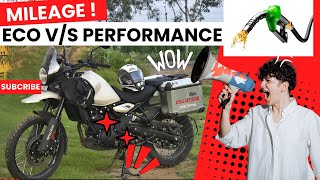 Himalayan 450 Mileage  Eco Mode vs Performance Mode  Real Results [upl. by Ayres]