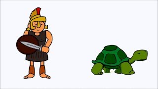 Zenos Paradox Achilles and Tortoise Race [upl. by Yesnnyl741]