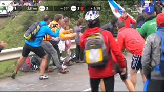 Victoria de Alberto Contador en el L Angliru  La Vuelta 2017 La 1 [upl. by Bobina148]