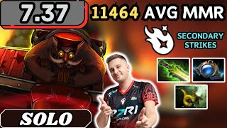 737  Solo GYROCOPTER Hard Support Gameplay 24 ASSISTS  Dota 2 Full Match Gameplay [upl. by Eilesor]