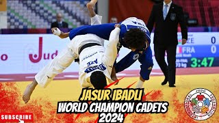 Jasur IBADLI AZE I Gold Medalist 🥇 73KG I World Championships Cadets 2024 [upl. by Eiramanig]