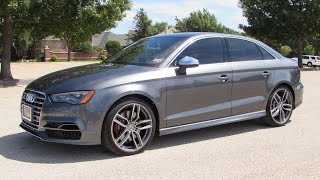 2015 Audi S3 20T Quattro Start Up Test Drive and In Depth Review [upl. by Nodnarbal271]