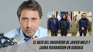 Eduardo Feinmann reveló un fuerte dato del encuentro de Javier Milei y Laura Richardson en Ushuaia [upl. by Kovacev658]