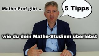 5 TIPPS ZUM WIRTSCHAFTSMATHEMATIKSTUDIUM  Realtalk mit MatheProf [upl. by Eleinad953]