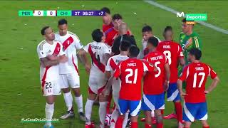 PERÚ vs CHILE SAMPAIO COBRÓ PENAL EN LA ÚLTIMA Y EL VAR LO ANULÓ  CLASIFICATORIAS 2026 🇵🇪⚽🇨🇱 [upl. by Enelyahs888]