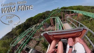 Cavallino Matto 2019 Wild Mine 360° VR Onride [upl. by Lipscomb156]