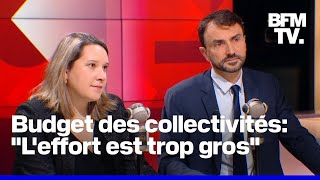 Budget des collectivités linterview de 2 maires en colère Grégory Doucet et Véronique Pouzadoux [upl. by Lynch158]