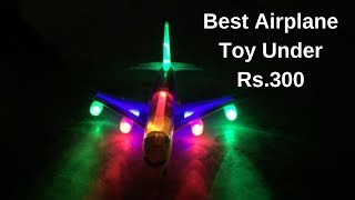 Airbus A380 Aeroplane Toy Plane LED lights and Sounds Effect Self Rotating [upl. by Sanborn]