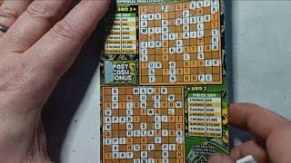 Quick reveal on Moneybag Crossword ticket 13 Pennsylvania Lottery scratch off 👁️ [upl. by Aronow]