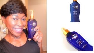 Its a 10 Miracle Shampoo Plus Keratin Sulfate free Review [upl. by Deva]