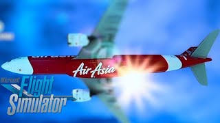 Air Asia MSFS FULL FLIGHT Kuala Lumpur➡️Singapore A330 [upl. by Lenny]