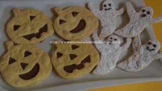 Biscotti fantasmini e zucchericetta semplice per Halloween [upl. by Ameer]