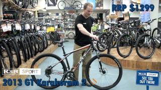 2013 GT Karakoram 20 Mountain Bike Review [upl. by Araminta]