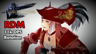 FFXIV  Red MageRDM 11k DPS rotation Ilvl 436 [upl. by Sac220]