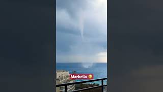 ⚠️ Spain DANA storm tornado 🌪️ by Marbella‼️ [upl. by Nueoht590]