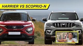 Tata Harrier vs Mahindra Scorpio N  Which Is Better in 2024 [upl. by Ssirk]