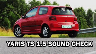 TOYOTA YARIS TS 15 106KM SOUND [upl. by Nauqat]