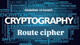 Cryptography Ju  Route cipher [upl. by Andria]