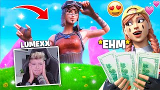 Ich treffe dieses neue Mädchen🥵 in Random Duos Mit Renegade Raider und wir haben 😏  Fortnite [upl. by Aiym]