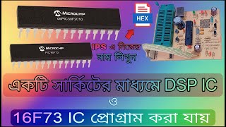 pickit 2 programmerdspic30f2010 programmingকিভাবে আইপিএস এর আইসি প্রোগ্রাম করবো [upl. by Holds]