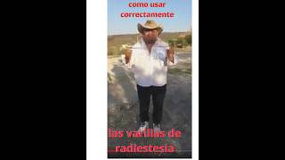 Uso correcto de las varillas de radiestesia para buscar agua y oro short shorts pozos [upl. by Ehrman]