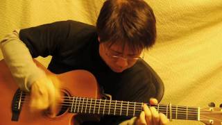 残酷な天使のテーゼ／南澤大介 acoustic guitar solo A Cruel Angels Thesis from “Neon Genesis Evangelion” 2009 [upl. by Clare]