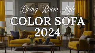 TOP 10 Best Color Sofa Trends for 2024  Elevate Your Living Room Style [upl. by Auberta]