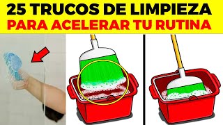 25 TRUCOS que harán la limpieza más fácil rápido y mejor [upl. by Slayton]