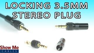 35mm Locking Stereo Connector  DIY Project to Repair Your Audio Cable 453 [upl. by Philo261]