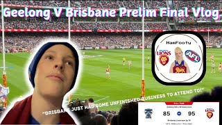 GRAND FINAL BOUND Geelong Cats V Brisbane Lions Preliminary Final Vlog  HamVlogs 1 [upl. by Dey]