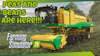 Farming Simulator 25  BLOGS  Peas and BEANS are here [upl. by Aivilys912]