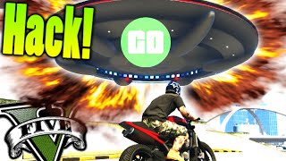 HACKS OVNIS AVIONES MUÑECOS HINCHABLES INCREIBLE xDD GTA V ONLINE Makiman [upl. by Blanding]