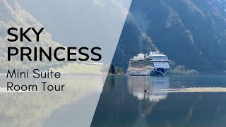 Sky Princess Mini Suite Room Tour [upl. by Enella]