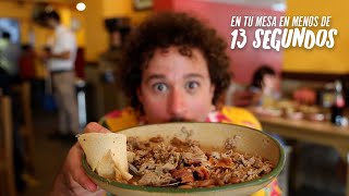 Puse a prueba al restaurante “MÁS RÁPIDO” del mundo  ¿Menos de 13 segundos 😱🍽 [upl. by Nosredna]