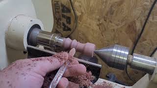 Wood turning  feeling winey with wine stoppers [upl. by Warfield870]