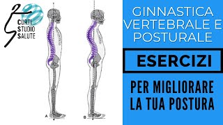 Esercizi di Ginnastica Posturale e correttiva  Posture Exercises [upl. by Enniroc636]