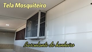 Tela Mosquiteiro Modelo Caixote para Basculante de banheiro PREVINY REDES E TELAS [upl. by Milstone]