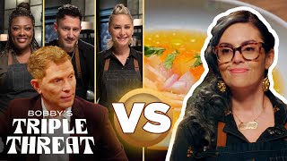 Titans vs Chef Claudette Zepeda  Full Episode Recap  Bobby’s Triple Threat  Food Network [upl. by Bbor]