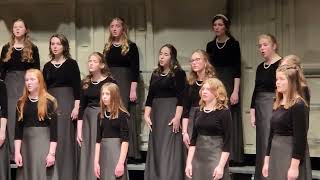 Sure on This Shining Night by Morten Lauridsen performed by SMA Polymnia Choir [upl. by Amerd]