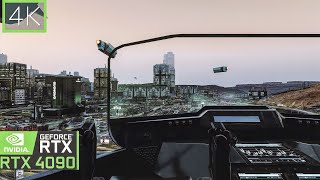 Cyberpunk 2077 213 Update Realistic Flying MOD over Night City [upl. by Pride52]