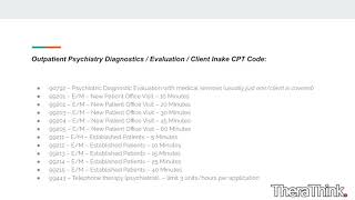 The Definitive Guide to Mental Health CPT Codes [upl. by Swec816]