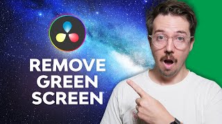 Remove Green Screen in DaVinci Resolve  Quick amp Easy [upl. by Haya]