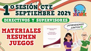 CEAA ANÁLISIS Directores y Supervisores Primera SESIÓN CTE Septiembre 2024 [upl. by Mauve]