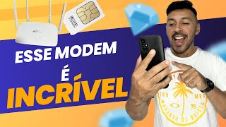 MODEM BARATO E COM ÓTIMO CUSTO BENÉFICIO COMPRADO NA CHINA unboxing [upl. by Hirschfeld]