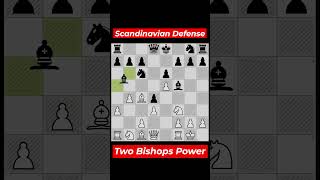 Scandinavian DefenseCheckmate in 19 Moves chess [upl. by Artinad]